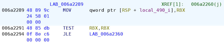 main.runit initializes a for loop index to the number of environment variables